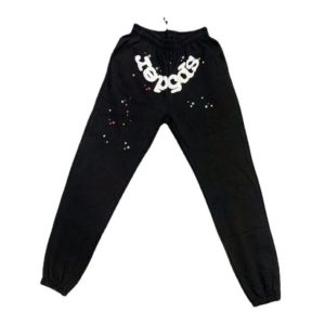 22ss Classic Flame Logo Graffiti Sp5der Sweatpant