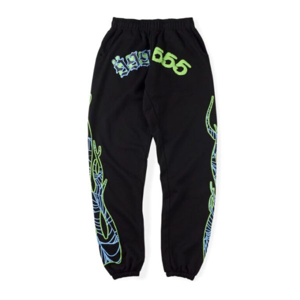 Juice World 999 Sp5der Sweatpant Black