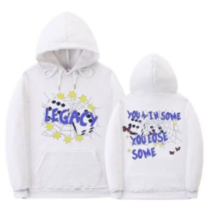 Sp5der 555555 Number Double Sided Print Hoodie