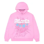 Sp5der Atlanta Hoodie Pink