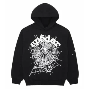 Sp5der OG Web Hoodie Black