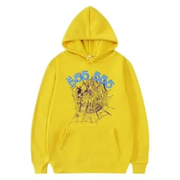 Sp5der Yellow Hoodie