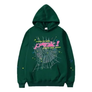 Sp5ders 555555Young Thug Green HOODIE